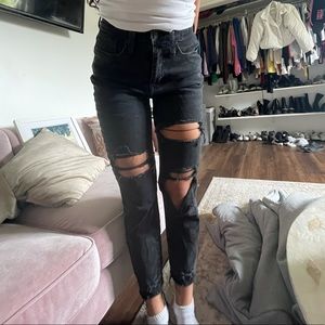Madewell black momjean!